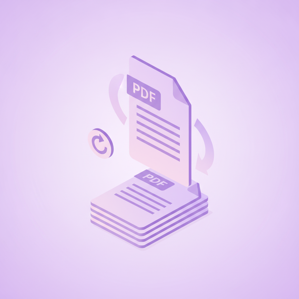 PDF döndürme — yan yatmış sayfayı kalıcı olarak düzeltme