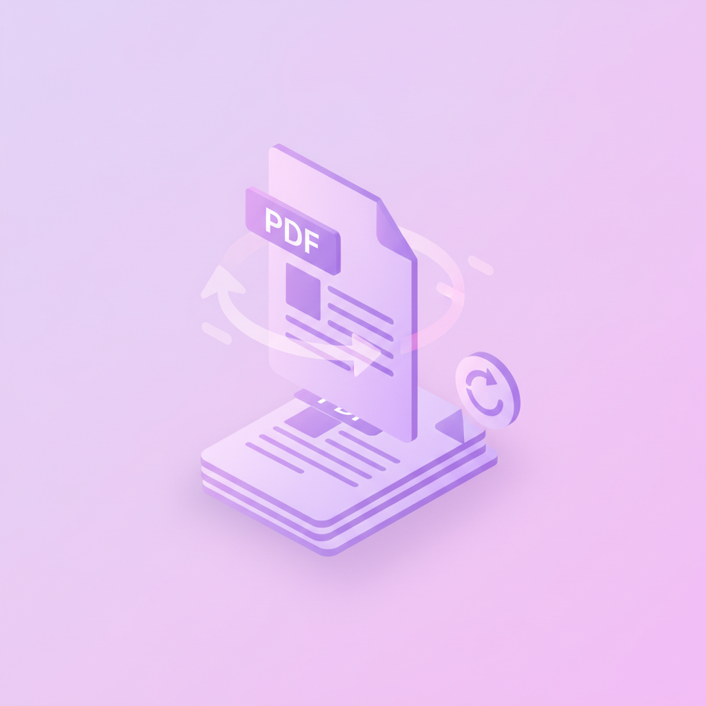 PDFのページを回転して正しい向きに保存する
