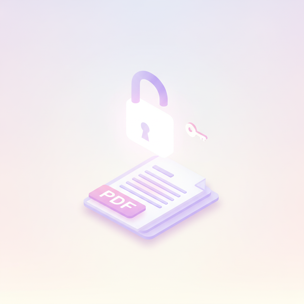 自分のPDFからパスワードを解除する