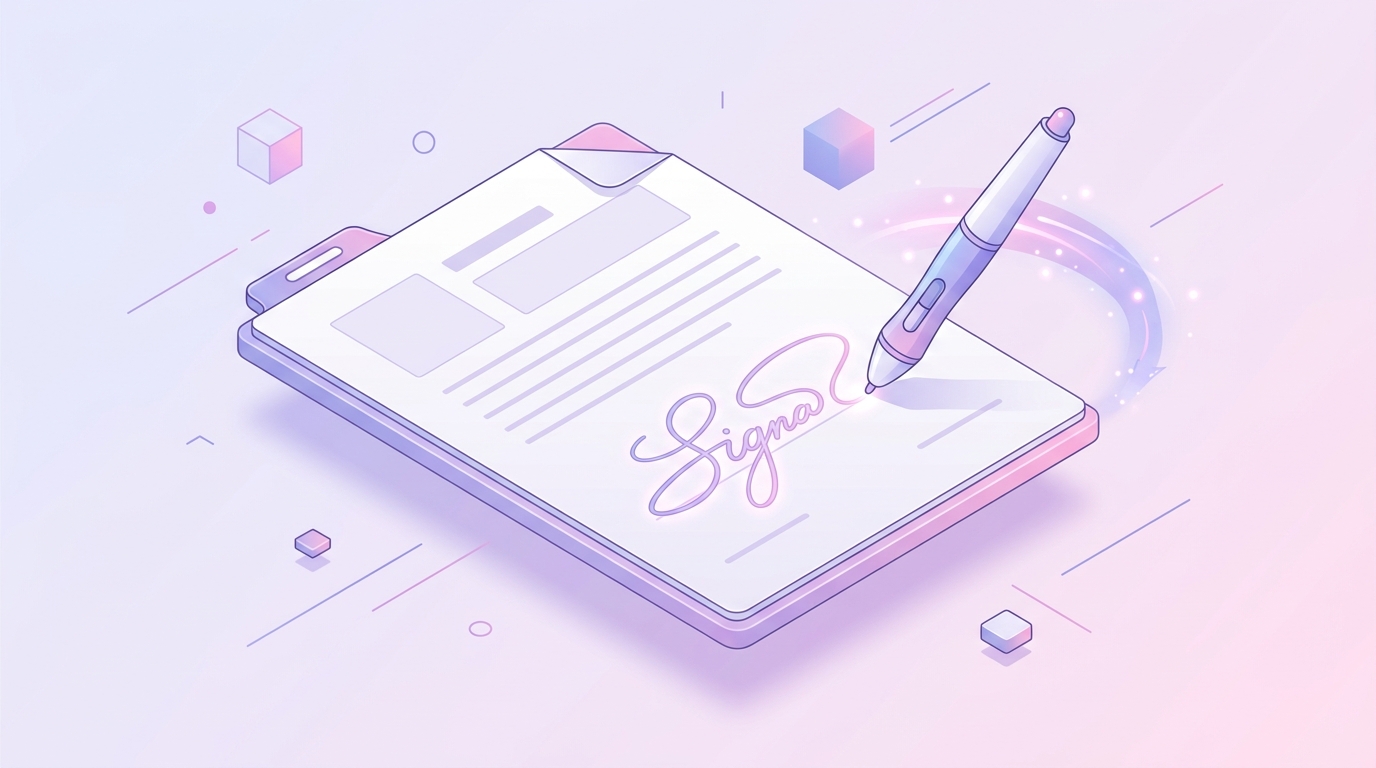PDF 서명 — 브라우저에서 바로 사인하기