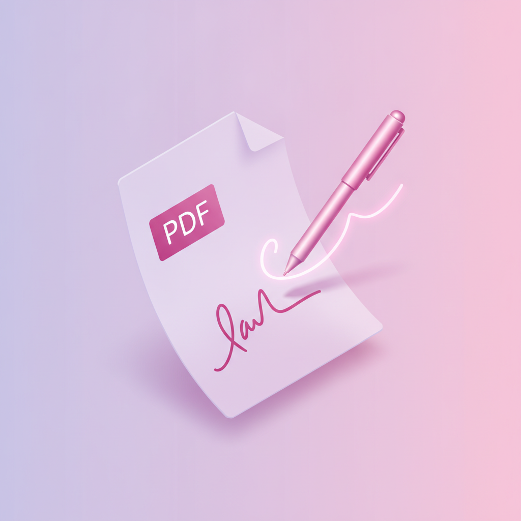 ブラウザでPDFに署名を入れる