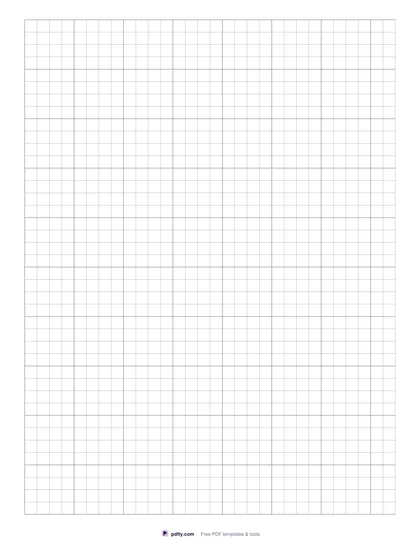 Printable quarter-inch graph paper